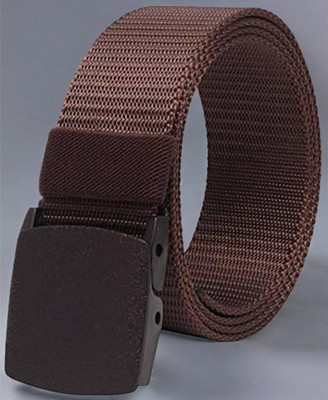 Winsome Deal Men Formal Brown Canvas Belt