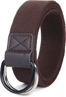 PROVOGUE Men Casual, Evening, Party Brown Nylon Belt