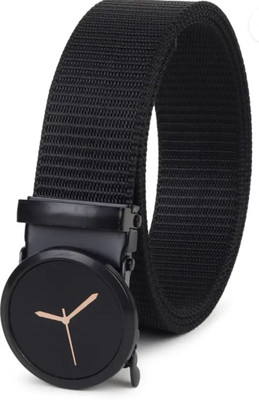 RSVS Style Outfit LLP Men Casual, Evening, Formal Black Nylon Belt