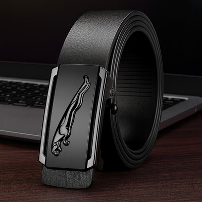 PROVOGUE Men Casual, Evening, Party, Formal Black Artificial Leather, Texas Leatherite Belt