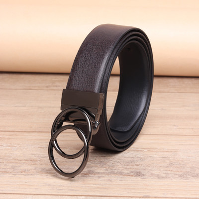 Kastner Men Formal Brown Artificial Leather Belt