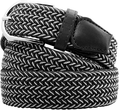 LOOPA Men & Women Casual, Party, Evening, Formal Black Nylon, Canvas Belt