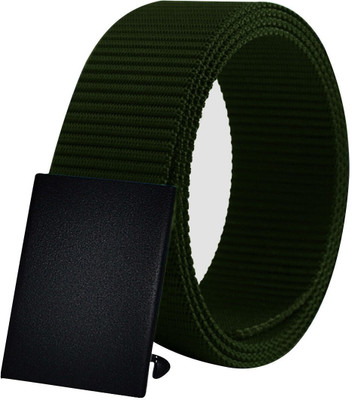 PROVOGUE Men Casual Black Texas Leatherite Belt