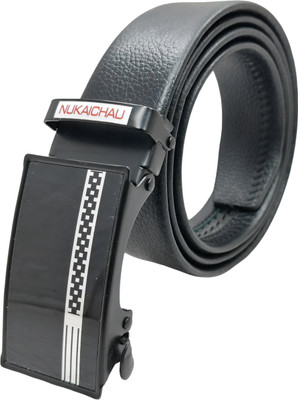NUKAICHAU Boys Formal, Casual, Evening, Party Black Artificial Leather, Texas Leatherite Belt