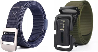 Front Look Men Party, Casual Blue, Multicolor Artificial Leather Belt