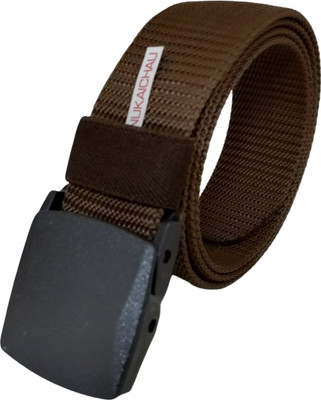 NUKAICHAU Boys & Girls Casual, Evening, Party Brown Nylon Belt