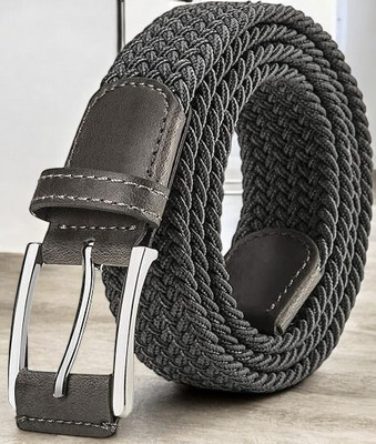 KILLER Men Casual, Formal, Party Grey Nylon Belt