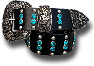 ENTEGRO Men Party, Evening, Casual Black Genuine Leather Belt