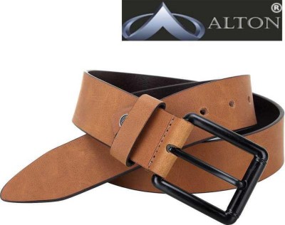 Alton Men & Women Casual, Party, Evening Tan Genuine Leather Belt