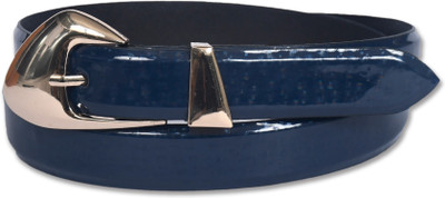 Top Notch Women Casual, Formal, Evening, Party Blue Genuine Leather Belt