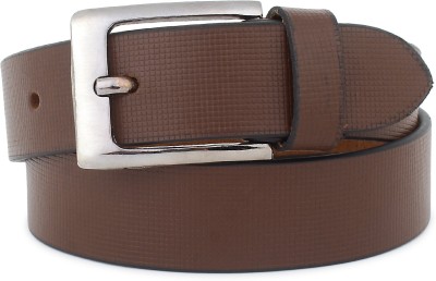 ZACHARIAS Boys Casual, Formal, Party Brown Genuine Leather Belt