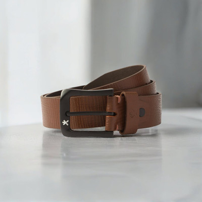 HRX by Hrithik Roshan Men Brown Genuine Leather Belt