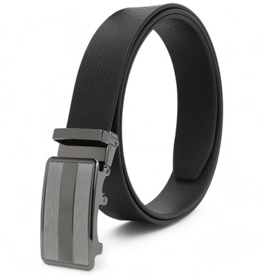 Roadster Men Formal Black Genuine Leather Belt