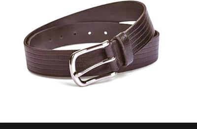 kiaaz Men Brown Artificial Leather Belt