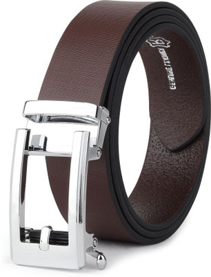 EXOCOETUS Men Formal, Casual, Evening, Party Brown Genuine Leather Belt