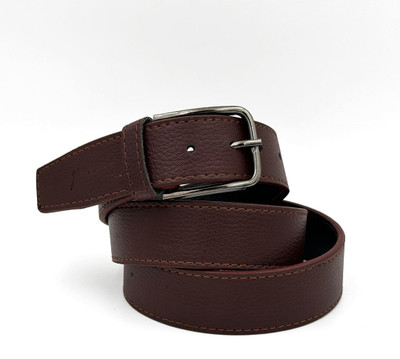 At Fashionn Men Evening, Casual, Party, Formal Brown Artificial Leather Belt
