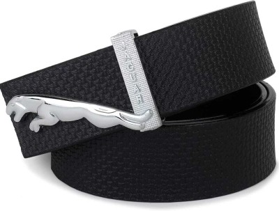 VINAYAK TRADERS Boys & Girls Casual, Evening, Formal, Party Silver, Black Artificial Leather Belt