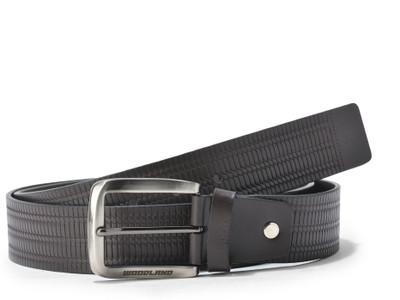 WOODLAND Men Casual Brown Genuine Leather Belt