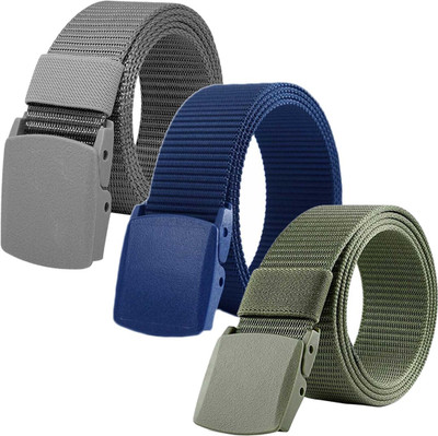 PROVOGUE Men Multicolor Nylon Belt