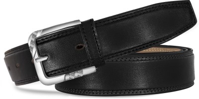 Radhe Fashion Men Evening, Party, Formal, Casual Black Artificial Leather Belt