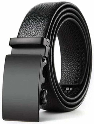 LOOPA Men Casual, Formal, Evening, Party Black Synthetic Belt