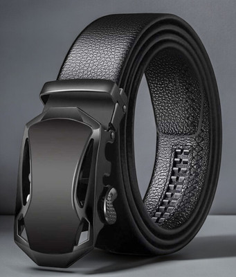 zaphod Men Casual, Formal, Party Black Artificial Leather Belt