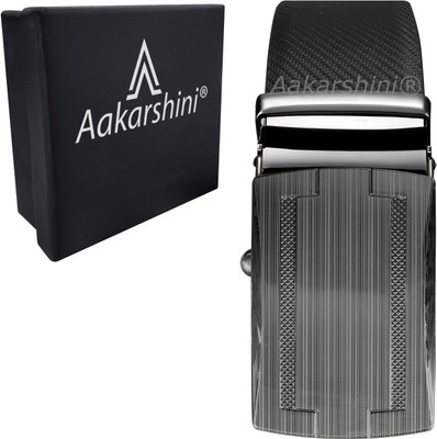 Aakarshini Men Formal Black, Brown Genuine Leather Reversible Belt