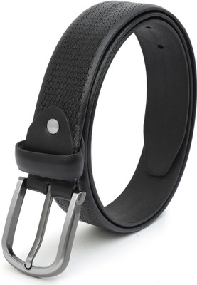 Roadster Men Formal, Casual, Evening, Party Black Genuine Leather Belt