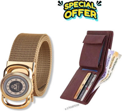 TPM Men Casual, Evening, Formal, Party Multicolor Nylon Belt