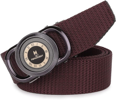 TPM Men Casual, Evening, Formal, Party Brown Fabric Belt