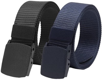 LOOPA Men Casual, Party, Formal, Party Multicolor Nylon Belt