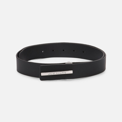 LOUIS PHILIPPE Men Formal Black Artificial Leather Belt