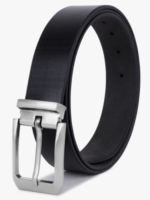 Roadster Men Formal Black Genuine Leather Belt
