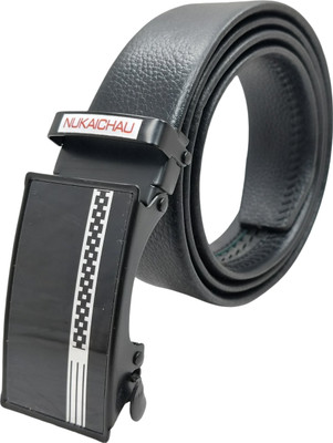 NUKAICHAU Boys & Girls Formal, Casual, Evening, Party Black Artificial Leather, Texas Leatherite Belt