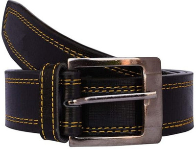 Icongadget Men Casual, Formal, Evening, Party Black Synthetic Belt