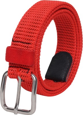 LOOPA Women Casual, Formal Red Nylon Belt