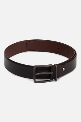 VAN HEUSEN Men Casual Black Genuine Leather Belt