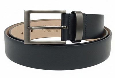 Ajanta Super Men Evening, Casual, Formal Black Genuine Leather Belt