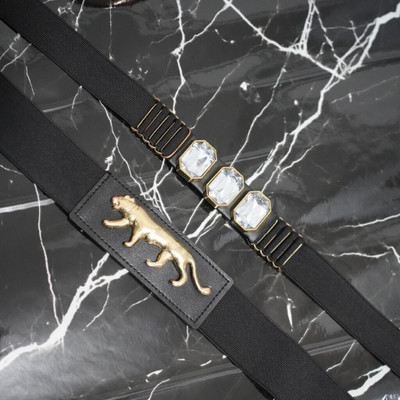 Hapani Fashion Girls Casual Black Genuine Leather Belt