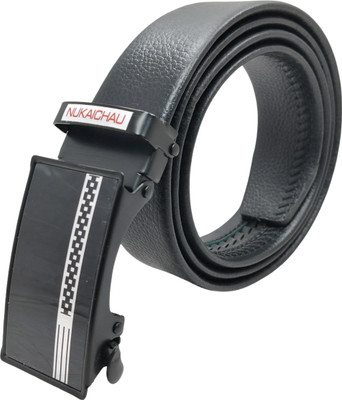 NUKAICHAU Boys Formal, Casual, Evening, Party Black Artificial Leather, Texas Leatherite Belt