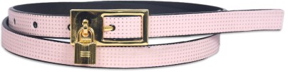 Top Notch Women Casual, Formal, Evening, Party Pink Genuine Leather Belt