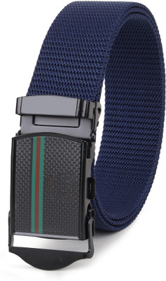 PROVOGUE Men Casual Blue Nylon Belt