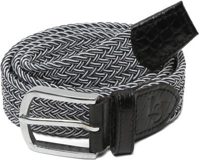 LOUIS STITCH Men Casual Black Nylon Belt