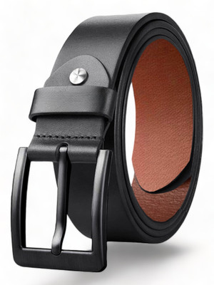 PROVOGUE-Men-Formal-Casual-Party-Black-Genuine-Leather-Belt