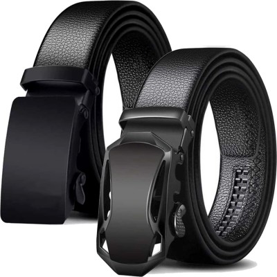 PROVOGUE Men Casual Black Artificial Leather Belt