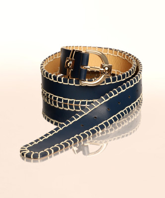 Haute Sauce Women Casual Blue Artificial Leather Belt