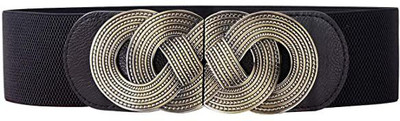 TREXEE Girls Party, Formal, Evening, Casual Black Artificial Leather Belt