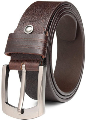 Mistercraft Men Casual Brown Genuine Leather Belt