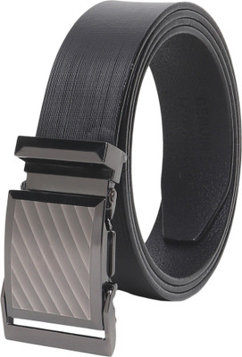 WARCKS Men Formal, Casual, Evening, Party Black Genuine Leather Belt