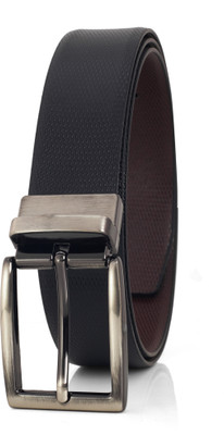 JI ACCESSORIES Men Casual, Formal, Party Gold Artificial Leather Reversible Belt